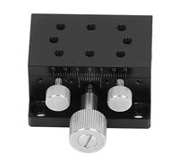 X Linear Stage | Manual Gear Control & 30μm High Accuracy | Dovetail Slot Sliding Table for Measuring Instruments/Optical Equipment/Microscope (50X30mm)