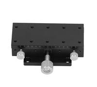 X Linear Stage | Manual Gear Control & 30μm High Accuracy | Dovetail Slot Sliding Table for Measuring Instruments/Optical Equipment/Microscope (90X40mm)