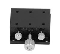 X Linear Stage Manual Precision Sliding Table with Scale, Dovetail Guide Structure for Microscope and Measuring Instruments, Aluminum Alloy Platform with 30μm Accuracy (60X40mm)