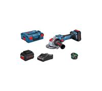 X-LOCK Bosch Professional GWX 18V-15 SC angle grinder + 2 8.0Ah batteries + GAL 18V-160 C charger + L-Boxx - 06019H6501