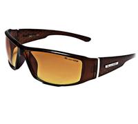 X LOOP Eyewear Men's Xl12 Style 1 Eyewear Brown Hd High Definition Sport Sunglasses (Brown Glasses)