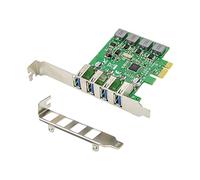 X-MEDIA 4-Port USB 3.0 PCI Express (PCIe) Adapter Card - PCI-E to USB 3.0 Expansion Card - VIA VL805 Chipset - Built-in Self-Powered - Full/Low Profile Bracket Included [XM-PEX-U304S]