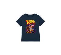 X-Men 97 Comic Kids T-Shirt in Navy | Size: 3-4 Years X-Men Navy 3-4 Years