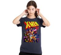 X-Men 97 Comic Ladies T Shirt, Deep Navy, X-Large