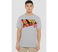 X-Men 97 Comic Logo Mens T-Shirt Grey X-Men Grey XL