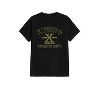 X-Men T-Shirt for Adults | 100% Cotton, Black Xavier's School for Gifted Youngersters T-Shirt | Official Marvel Merchandise | Small
