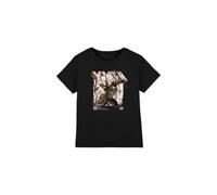 X-Men Boys Gambit Info Unisex Kids T-Shirt, Black, 3-4 Years UK