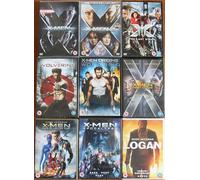 X-MEN COMPLETE MOVIE COLLECTION 1-9 ( X-MEN / X-MEN 2 / THE LAST STAND / ORIGINS WOLVERINE / FIRST CLASS / THE WOLVERINE / DAYS OF FUTURE PAST / APOCALYPSE / LOGAN )