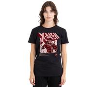 X-Men Cyclops Info Ladies T Shirt, Black, Large