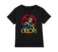 X-Men Cyclops Logo Unisex Kids T Shirt, Black, 5-6 Years