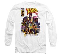 Marvel XMen Front Cover Team Long Sleeve T-Shirt, White | Size: Medium Marvel White M