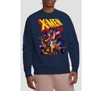 X-Men Men's 97 Comic Sweatshirt Navy | Size: Large X-Men Navy L