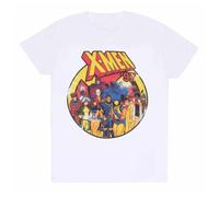 X-Men Men's ´97 Team Distressed T-Shirt in White | Size: Large X-Men White L