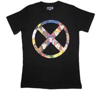 X-Men Men's ´97 X Badge T-Shirt in Black | Size: XL X-Men Black XL