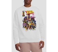 X-Men Men's Front Cover Team Sweatshirt White | Size: Medium X-Men White M