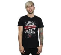 X-Men Split Red Wolverine T-Shirt Marvel Black XXL
