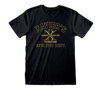 X-Men T-Shirt for Adults | 100% Cotton, Black Xavier's School for Gifted Youngersters T-Shirt | Official Marvel Merchandise | Small