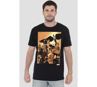 X-Men Team Cover T-Shirt Marvel Black XXL