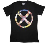 X-Men '97 X Badge T-Shirt - Unisex Adult - Black - L