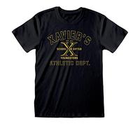 X-Men Unisex Adult Athletic Dept T-Shirt (L) (Black)