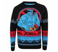 X-Men Unisex Adult Beast Knitted Jumper (L) (Multicoloured)