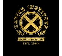 X-Men Xavier Institute For Gifted Youngsters Drk Men's T-Shirt - Black - 5XL - Black