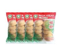 X.O Palm Sugar 500g - Natural Sweetener for Thai Cooking, Baking Desserts & Drinks Multipack (Pack of 4)