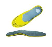 X/O Valgus Arch Support Orthotic Flat Feet Relief Sport Shoes Insoles, Men Women Posture Correcting Orthotic Insoles Help Reduce, Heel Pain, Plantar Fasciitis, Knee, Back Pain(Yellow (tow pair),35-40)