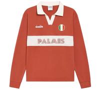 x Palmes Polo Long Sleeve Legacy - Burnt Brick XXL