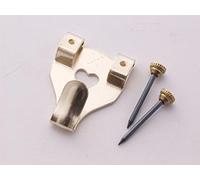 X Picture Hooks No.3 Brass Plated 3 Pack Blister - 12826