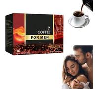 X Power Coffee for Men, Afircan Powder Coffee for Man, Energy-Boosting Coffees, 2026 Upgraded Instant Powers Coffees, The Secret to Strong Men (1 Box)