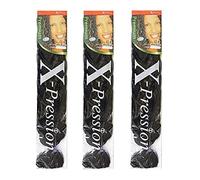 X-pression Premium Original Sensationnel (Pack of 3, Dark Purple)