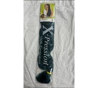 X-Pression Ultra Braid, 82'',82 Inches / 210 cm, Colour STEAL Not Pre-pulled/pre-picked, Pull to desired length