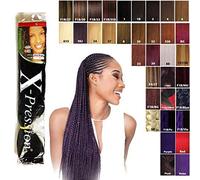 X-pression Ultra Braid Artificial Hair Extension #1B Approx. 210cm (2 PCS OFFER)