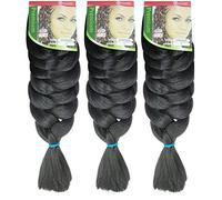 X-pression Ultra Braid Artificial Hair Extension #2 Dark Brown Approx. 210cm (3 PCS OFFER)