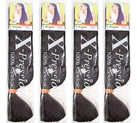 X-PRESSION Ultra Braid Hair Extension Color 4 (4 PCS Offer)