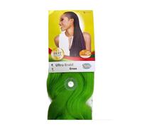 X-PRESSION Ultra Braiding Hair - Original Kanekalon, All Shade Available - 82'' (XP-GREEN)