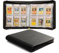 X PRO Graded Card Binder - Holds 60 Graded Slabs, Suitable for PSA and CGC Slabs | 6 Pocket Slab Binder Design | Ringless PSA Slab Binder | PSA Slab Case | Graded Card Holder for Long Term Storage