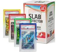 X PRO PSA Slab Protector - 12 Pack - Elemental Gradient Colors Included - Durable TPU Bumper Guards - Stackable PSA Slab Guards & Secure Graded Card Guard (Gem Series)