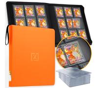 X PRO Toploader Binder | Holds 252 Toploaders | 20 Toploaders INCLUDED | 9-Pocket Top Loader Binder | Ringless Double-Sided Pockets | Top loader Binders for TCG, Sports | Premium Top Loader Storage