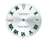 X psblty 28.5mm Ice-Blue Luminous Dial with Green Roman Numerals,Reliable Performance, Compatible with The NH35/NH36 Movement(4)