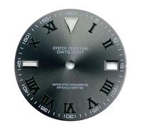 X psblty 28.5mm Ice-Blue Luminous Dial with Green Roman Numerals,Reliable Performance, Compatible with The NH35/NH36 Movement(2)