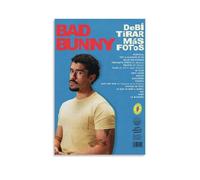 X psblty Bad Bunny DeBÍ TiRAR MáS FOToS High Appearance Level Canvas Poster Modern Wall Art for Living Room Bedroom Dorm Home Decoration 12x18inch(30x45cm) Unframe-style-15