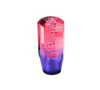X psblty Car Gear Shift Knob 10 15CM Car Manual Shift Knob Gear Shifter Head Stick Crystal Transparent Bubble Purple Blue Throw(10CM Red Purple)