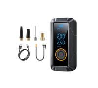 X psblty Car Inflator Pump Portable Tire Automatic High Pressure Inflatable Treasure Mobile Phone Charging Tyre Inflator Air(Wireless Black - CE)