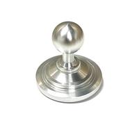 X psblty Car Phone Holder 17mm Ball Head Car Phone Holder Base Aluminum Alloy Mobile Bracket For Dashboard Mount Accessory Car Phone Mount(Silver)