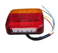 X psblty Car Taillights 12V Taillight Turn Signal Indicator 26 LEDTail Light Car Number Plate Rear Reverse Brake Stop Lamp Trailer Truck Caravan Rear Tail Light(1pcs)