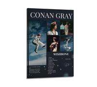X psblty Conan Gray - Wishbone Funny Romance Motivational Canvas Poster Modern Wall Art for Living Room Bedroom Dorm Home Decoration 08x12inch(20x30cm) Frame-style