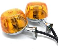 X PSBLTY Indicator Light Motorcycle For 12v Motorcycle Led Turn Signals Light Front Indicator Round Rear Lights Steel Zinc Metal