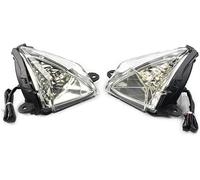 X psblty Indicator Light Motorcycle For Kawasaki ZX14R 2006-2011 Front 1 Pair Front LED Lights Motorcycle Amber Indicator Blinker Lamp Waterproof Clear Lens
